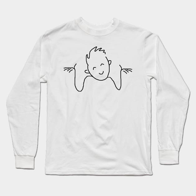 IDK Long Sleeve T-Shirt by WordsGames